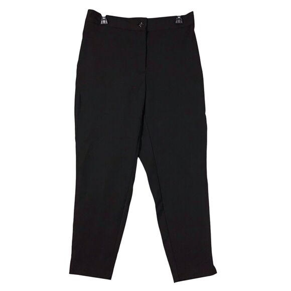 Jessica London Women’s Plus 12W Black Ankle Pants Straight Leg Workwear - Picture 1 of 14